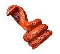 ULDIGI Figurine Serpent Sculpté Main Décoration Artistique Feng Shui Statue Animale pour Bureau et Maison Symbole de Sagesse