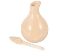 ULDIGI Flacon de Parfum en Céramique Fissurée Blanche, Récipient pour Huiles Essentielles, Diffuseur Aromatique Pratique, Décoration Spa et Maison, Accessoire de Soin Bien-