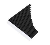 ULDIGI Flûte de Pan en Résine Noire C 16 Tubes pour Débutants Instrument de Musique Scolaire Éducative Solide et Résistante aux Chocs