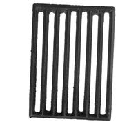 ULDIGI Foyer Fonte Résistante à Haute Température de Cuisson Rectangulaire Renforcée pour Barbecue et Poêle à Support Solide Antidéformation pour Cuisson Extérieure