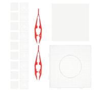 ULDIGI Gabarits De Perles À Repasser Accessoires Pour Perles À Repasser Pour Loisirs Créatifs Transparentes En Plastique