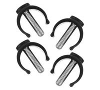 ULDIGI Goupilles de Verrouillage Facile à Installer Entretenir en ABS et Acier Lot de 4 Forme C pour Accessoires pour Cannes et Béquilles pour Déambulateurs