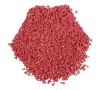 ULDIGI Granulés de Caoutchouc Epdm Paquet de 1kg pour Réparation Rapide des Pistes D'athlétisme et Terrains de Jeux 2-4mm Rouge en Application à Froid