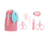 ULDIGI Kit Coupe- Pour Bébé 5 Pièces Ciseaux Lime Matériaux Sûrs Pour Nouveau-nés Compact Et Portable