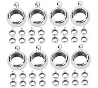 ULDIGI Kit De 4 Perles Dapprovisionnement Perles De Bélière Breloques Cintres Entretoises Pour La Fabrication De Bracelets Pour Bijoux 200 Pièces X 4