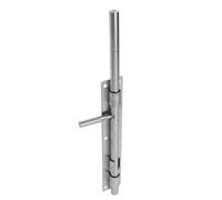 ULDIGI Loquet Portail en Acier Inoxydable Argenté, Verrou de Porte Solide Installation Facile et Résistance la Peinture, pour Clôture Extérieure et Portail Sécurisé