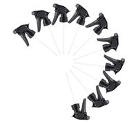 ULDIGI Lot de 10 Buses Pulvérisateur Noires en Pet, Embouts Réglables de Rechange pour Flacons Standard 28/400, pour Jardinage et Beauté