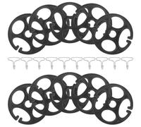 ULDIGI Lot de 10 Crochets Métalliques et Clips de Housse de Siège Auto pour Installation Siège Voiture, Résistant la Déformation, Fiable et Solide, Accessoires Intérieurs Véhicule