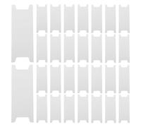 ULDIGI Lot De 100 Bobines De Fil À Coudre Rangements Bobines De Fil À Broder Planches D'Emballage Cartes D'Organisation Blanc