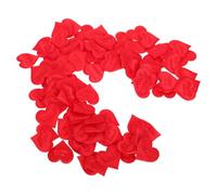ULDIGI Lot de 100 Confettis de Cœur en Éponge Rouge 3,5 Cm pour Décoration de Mariage, Saint-Valentin et Fêtes, Pétales Décoratifs Romantiques pour Table et Événements Spéciaux