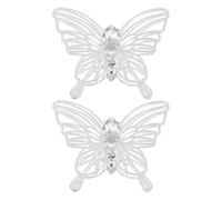 ULDIGI Lot de 2 mini breloques : petites perles artisanales en métal - 2,5 cm - Décorations pour scrapbooking, chaussures et sacs à main - Pendentifs DIY pour projets de bijoux