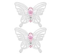 ULDIGI Lot de 2 mini breloques : petites perles artisanales en métal - 2,5 cm - Décorations pour scrapbooking, chaussures et sacs à main - Pendentifs DIY pour projets de bijoux