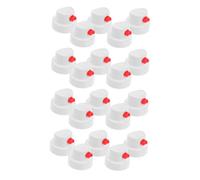 ULDIGI Lot de 20 Bouchons en Plastique pour Bombes Aérosol Valve Mâle 4mm, Application Lisse et Uniforme, pour Projets Créatifs et Réparations Automobiles