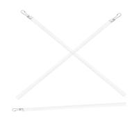 ULDIGI Lot de 3 Baguettes de Remplacement pour Stores Vénitiens 43 Cm en Acrylique Transparent avec Crochet, Accessoires pour Stores Verticaux, Contrôleur D’Angle Facile à Utiliser,