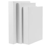 ULDIGI Lot de 3 Livres Décoratifs Blancs sans Texte Dimensions Variées Imitation Réaliste pour Décoration Intérieure Salon Bureau ou Hôtel Accessoires Décoratifs Polyvalents