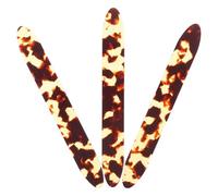 ULDIGI Lot de 3 Médiators Ergonomiques Légers en Plastique pour Guitares Moon, Forme Rectangulaire, Réutilisables, Accessoires pour Pratique, Concerts et Enregistrements