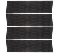 ULDIGI Lot de 4 Pads Antidérapants pour Planche de Surf Dos Adhésif, Coussinets de Traction Résistants à l'eau, Tapis de Queue Confortable et Décoratif pour Fun Boards et Short Boards