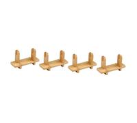 ULDIGI Lot De 4 Supports D'éventails Traditionnels Support De Présentation Pour Éventails Pliables Lisse