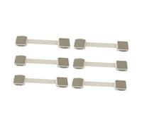 ULDIGI Lot De 6 Verrous De Sécurité Pour Enfants Pour Garçons Et Filles Verrous À Doigts Boucle De Verrouillage Sécurisée Pour Armoires De Réfrigérateur