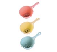 ULDIGI Louche à eau 3pcs en PP avec long manche pour usage domestique et jardinage adaptée à légumes et fleurs
