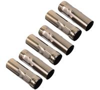 ULDIGI Manchons de Lustre 6 Pièces Style Rétro, Manchons Lumineux pour Tubes de Bougies 3 Pouces, Accessoires pour Lampe Suspendue, Adaptés la Décoration Chambre Ado Garçon