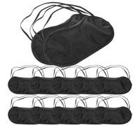 ULDIGI Masque pour Dormir Femme en Polyester Bande Élastique, 10 Pièces de Masque de Sommeil Yeux Confortable, Bloque la Lumière pour Voyage et Pause en Extérieur
