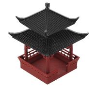 ULDIGI Miniature Pagoda Pavilion Figurine for Bonsai Decoration Realistic Asian Garden Ornament for Japanese Zen Micro Landscape and Fairy Garden Accessory