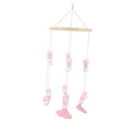 ULDIGI Mobile Avec Feutre Suspendu Pour Chambre Garçon Fille Jouet Décoratif Et Éducatif Pour Garçon Fille Design Adorable Rose Et