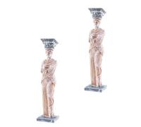 ULDIGI Ornement D'aquarium 2 Pièces en Résine Statue de Déesse | Submersion Longue Durée, Eau Douce et Salée, Sûre pour Poissons, Décoration pour Bac Tropical