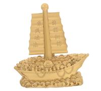 ULDIGI Ornement Voilier Alliage Doré Décoration Nautique Compacte pour Bureau et Maison Modèle Bateau Inspirant Persévérance et Prospérité