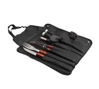ULDIGI Outils de Barbecue d'extérieur avec Design Compact, manique et Coupe-Barbecue en Bois, Ensemble 1 Set pour activités Outdoor