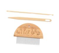 ULDIGI Outils De Tissage De Tapisserie Peigne à Dents Larges Aiguilles à Tricoter Afghanes Crochets Afghans Kit D'outils De Tissage Aiguille à Tisser