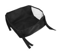 ULDIGI Panier Inférieur Poussette Oxford Organiseur Robuste et Pratique pour Couches Biberons et Accessoires de Rangement pour Poussette Garçon Fille Noir Petit Modèle