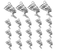 ULDIGI Pendentifs Charme Égyptien Reine En Alliage Vintage 20pcs Argenté Ancien Artisanat Diy Femmes Bijoux Soi-même Création Bracelet Collier Présent