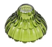 ULDIGI Petit Abat-jour en Verre de Fleur, Abat-jour en Verre pour Lampe de Table, Vert, 4,2cm, Diffuse la Lumière, Facile à Nettoyer, pour Maison et Salle à Manger