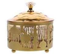 ULDIGI Plateau Métallique pour Nourriture du Ramadan, Plateau de Bonbons Eid Mubarak, Décoration pour Ornement de Table Lors des Fêtes du Moyen-Orient