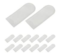 ULDIGI Pochette de Protection Transparente pour pinceaux de Maquillage, Rangement Individuel en Plastique, 100 pièces, accès Rapide, pour salles de Bains et Makeup Station