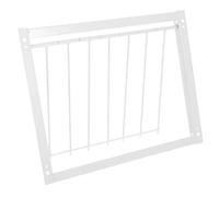 ULDIGI Porte à Pigeons en Acier Inoxydable Blanche à Passage Unique pour Cages à Oiseaux, Réduction des Risques de Collision, pour Volières et Pigeonniers