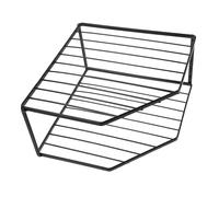 ULDIGI rangement de casseroles pour placards de cuisine support d'angle pour comptoir de cuisine étagère de l'organisateur du cabinet Black