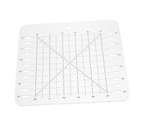 ULDIGI Règle de Couture Carrée Acrylique Outil de Matelassage Transparent Gabarit Multi-usage pour Patchwork et Découpe Précise