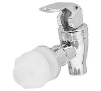 ULDIGI Robinet de Remplacement 16 Mm en Polypropylène Alimentaire Argenté, Bec Verseur pour Distributeur de Boissons en Verre, Compatible Seau, Tonneau et Refroidisseur D’eau,