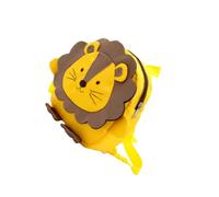 ULDIGI Sac à Dos Garçon et Filles Sacs d'école pour enfants Sac d'école pour l'éducation préscolaire Motif Petit Lion Cartoon Pratiques et Sécurisés en Voyage