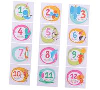 ULDIGI Stickers Animaux Pour Bébé Enregistrement Annuel De Croissance Accessoires De Photo Pour -né Prop De Photo Milestone