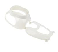 ULDIGI Support de Fixation pour Pigeon en Plastique Blanc, pour Administration de Médicaments et Examen Ophtalmologique des Oiseaux Domestiques