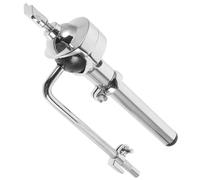 ULDIGI Support pour Tom Simple Court en Acier, Réglable et Compact, Accessoire Batterie Percussion pour Performances Musicales, Matériel D'affichage et Support de Tambour Style Aléatoire