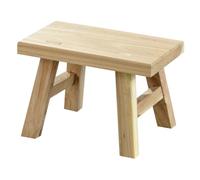 ULDIGI Tabouret Bois Massif pour Garçon Fille Siège Petit Rehausseur Stable Antidérapant pour Salle De Bain Et Cuisine Aide Toilette Et Lavage Mains