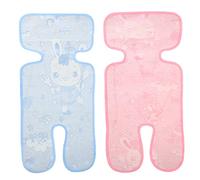 ULDIGI Tapis De Poussette Rafraîchissant Pour Bébé 2pcs Housse De Siège D'été Doux Et Respirant Non Tissé Pour Poussette Et Voiture Confort Pour Nourrissons