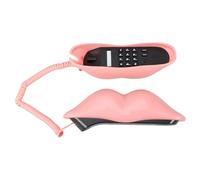 ULDIGI Téléphone Décoratif Forme De Lèvres Ornement De Bureau Synthétique Téléphone Filaire Pour Décoration De Maison Et Accessoires De Table