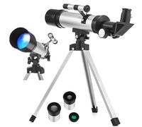 ULDIGI Télescope Astronomique Réfracteur Portable 80 Mm avec Trépied Réglable, Lunette D’Observation pour Garçon et Filles et Débutants, Grossissement Élevé pour Observer Étoiles