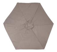 ULDIGI Toile de Rechange pour Parasol de Jardin 2,7m 6 Baleines Polyester | Rechange Toile de Parasol de Jardin, Extérieur Moderne, Anti-uv, Résistant à L'usure, Facile à Nettoyer